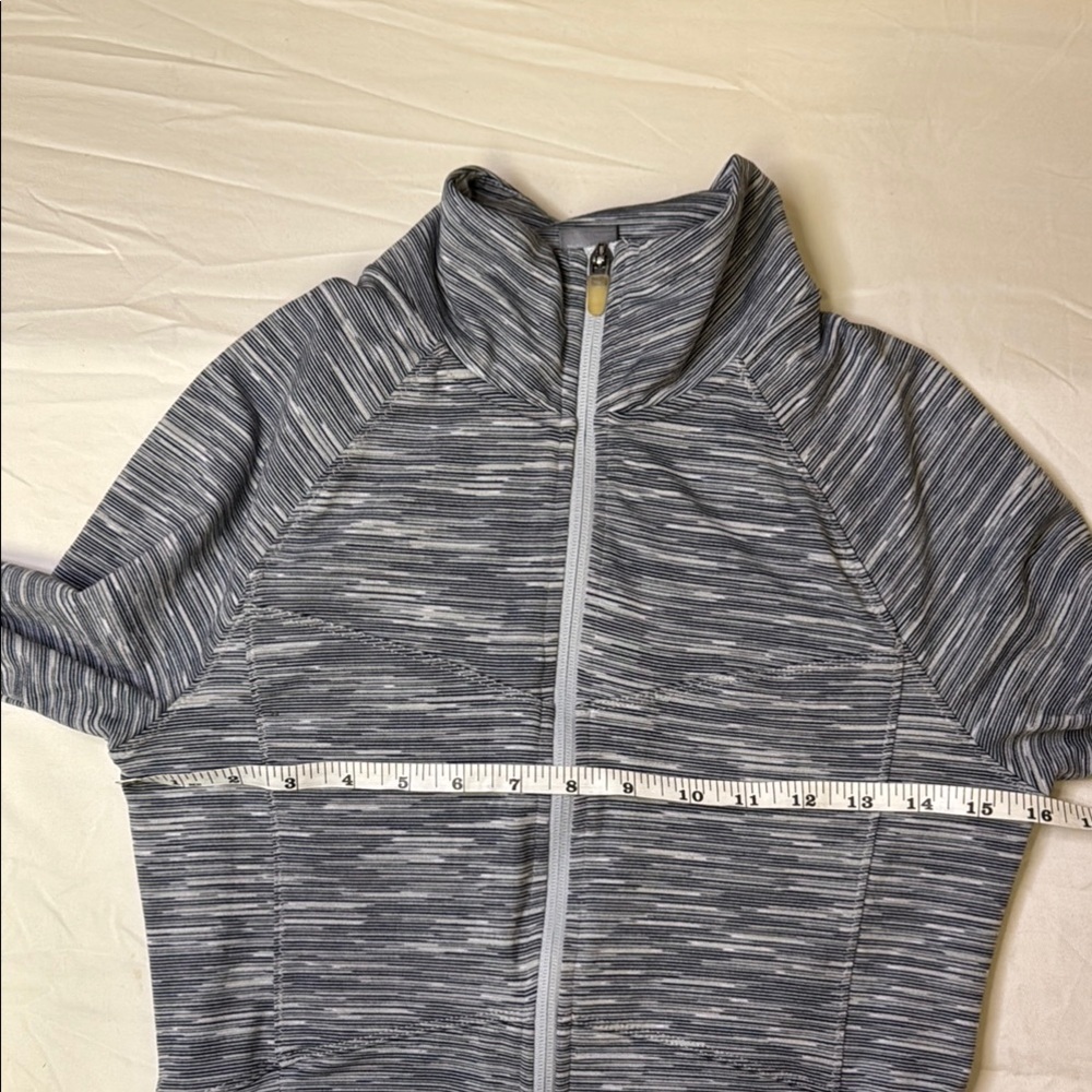 C9 by Champion Gray Fitted Zippered Long Sleeve Jacket - Picture 10 of 11